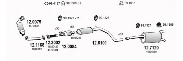 ASSO ART0768 Exhaust System
